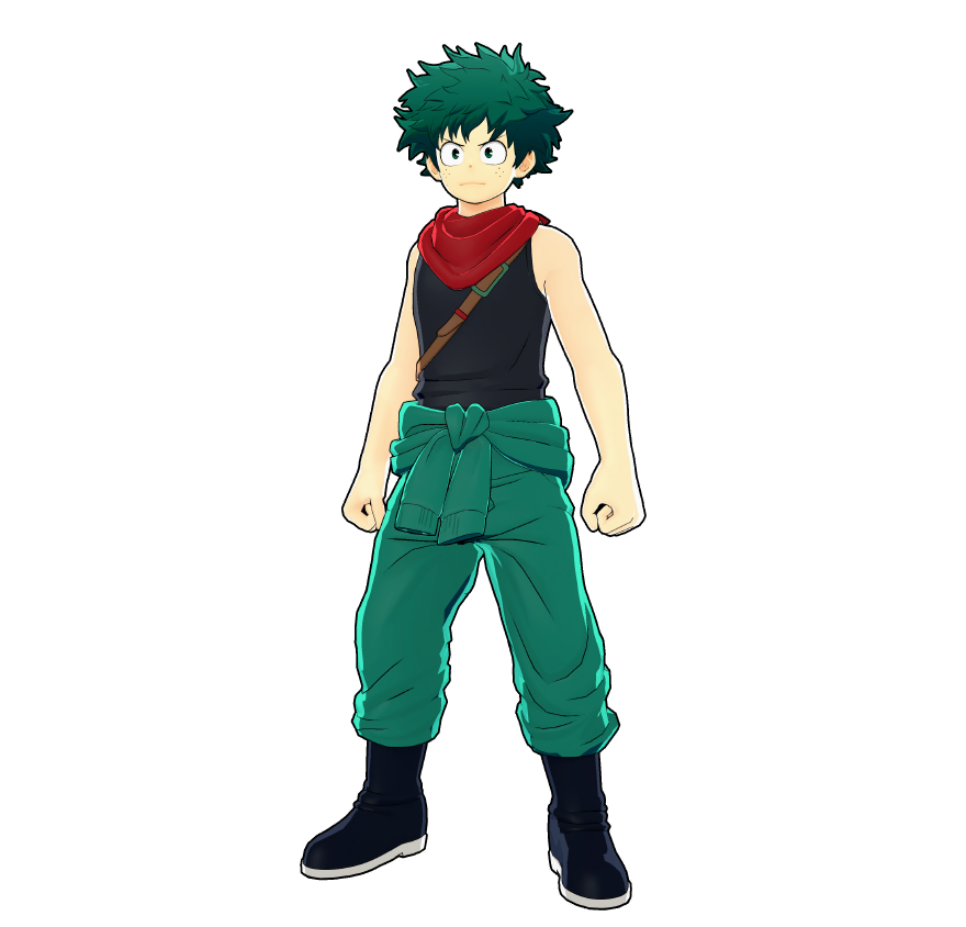 Tenue de volontaire d'Izuku Midoriya
Embellir la ville fait aussi partie des tâches d'un Héros.