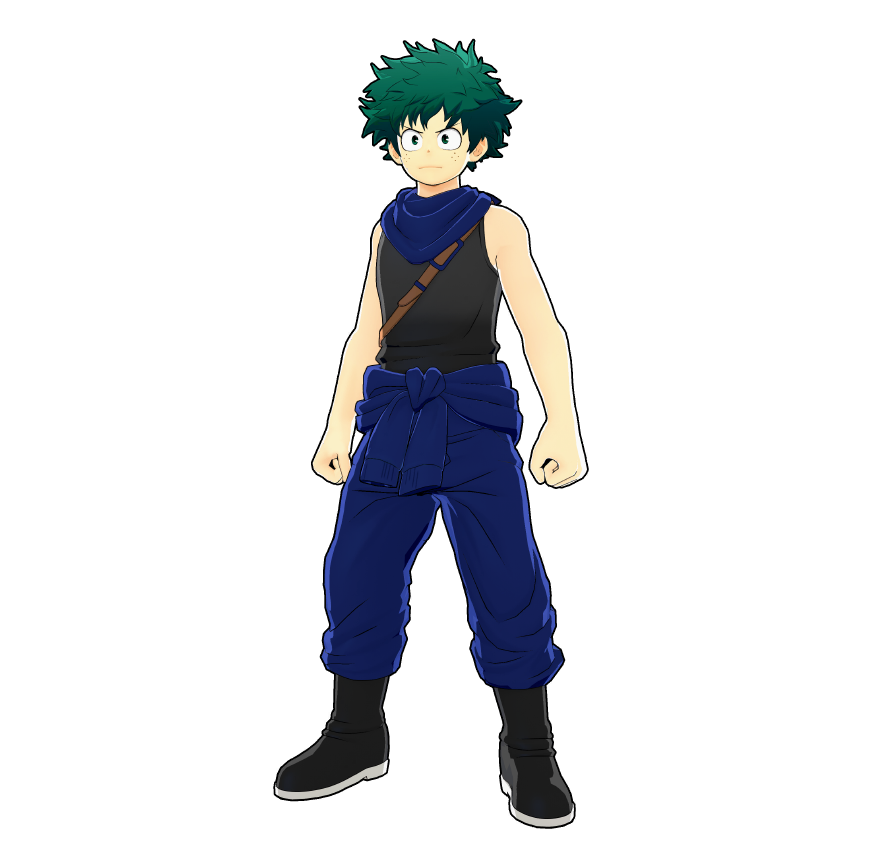 Tenue de volontaire d'Izuku Midoriya
Embellir la ville fait aussi partie des tâches d'un Héros.