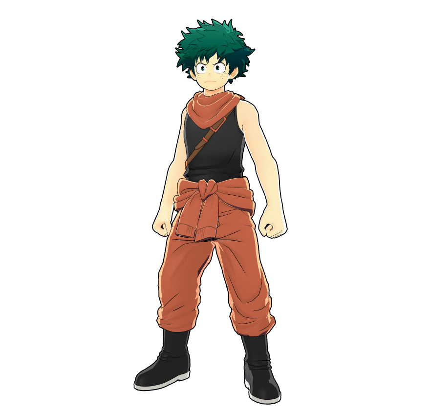 Tenue de volontaire d'Izuku Midoriya
Embellir la ville fait aussi partie des tâches d'un Héros.