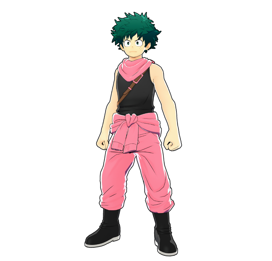 Tenue de volontaire d'Izuku Midoriya
Embellir la ville fait aussi partie des tâches d'un Héros.