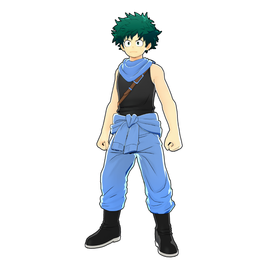 Tenue de volontaire d'Izuku Midoriya
Embellir la ville fait aussi partie des tâches d'un Héros.