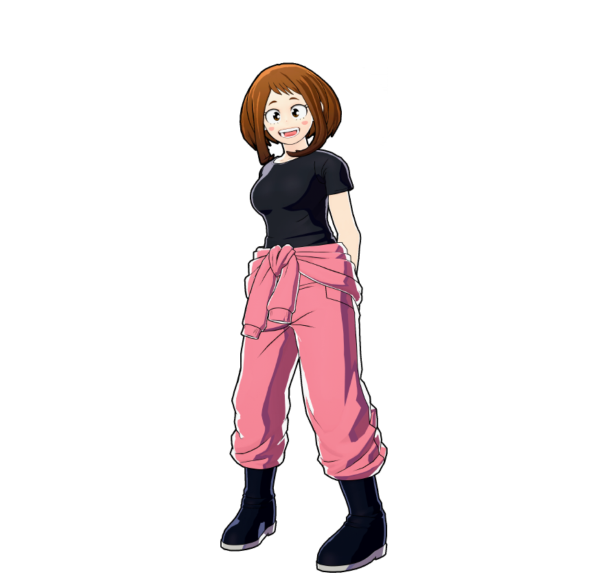 Tenue de volontaire d'Ochaco Uraraka
Si on participe tous, nettoyer peut aussi être amusant !
