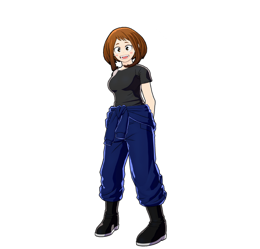Tenue de volontaire d'Ochaco Uraraka
Si on participe tous, nettoyer peut aussi être amusant !
