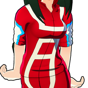Tenue sportive Yuei de Tsuyu Asui — Avec cette tenue, je peux sauter et rebondir sans aucun problème !