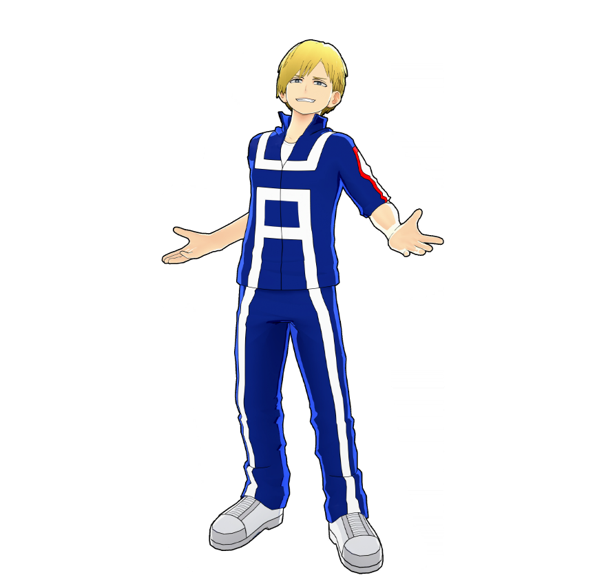 Tenue sportive Yuei de Neito Monoma.
Même sans minuteur, il connaît à peu près la durée de vie de ses copies.