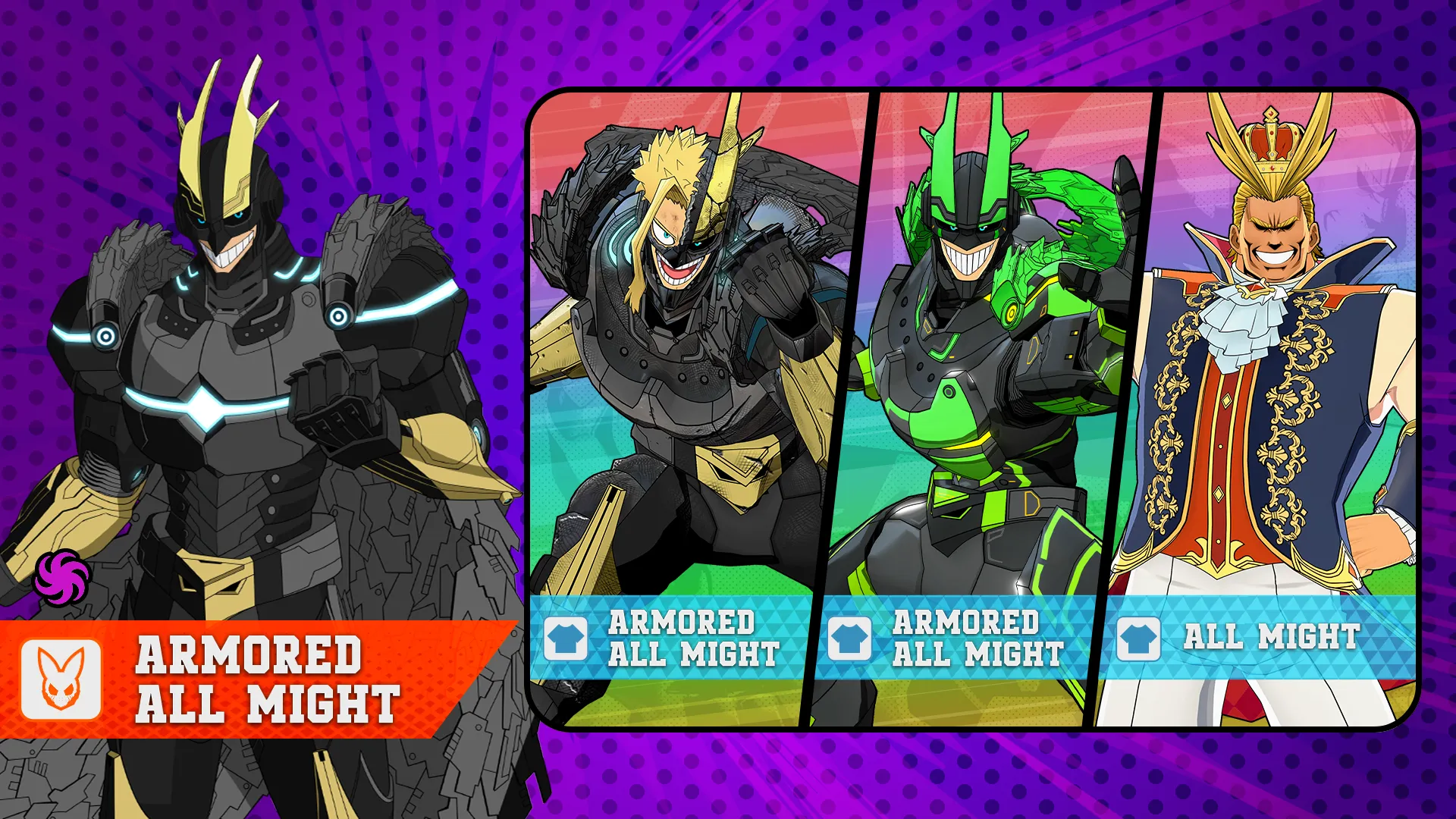 Tirage Personnages Original (S19) : Armored All Might