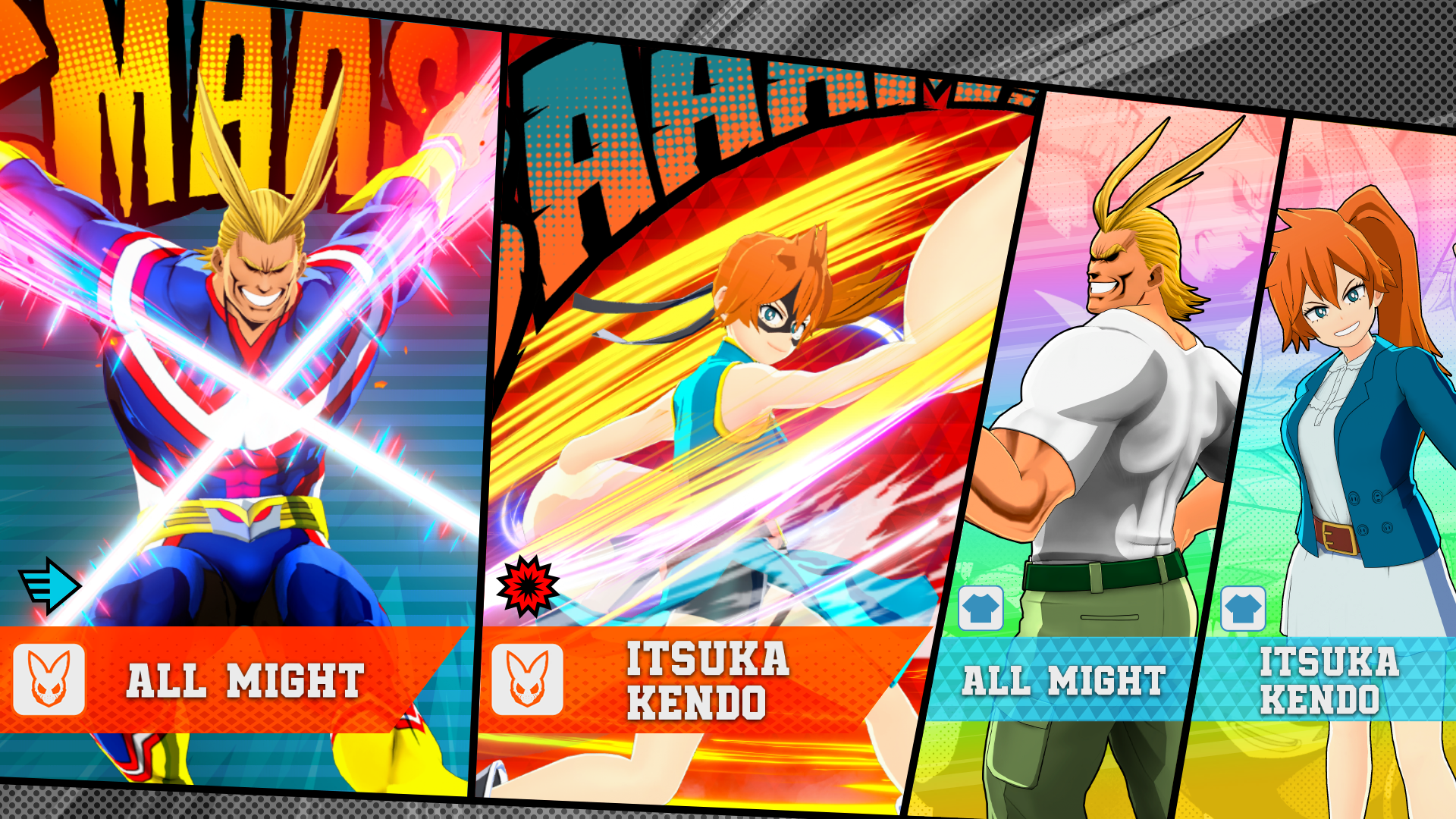 Tirage Personnages Original (S17) : All Might + Kendo en cours !